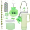 Accesorios Decorativos Stanley Correa de Mano de Cuerda Trenzada Estuche para Labial Llavero Duende Briqueta Funda de Silicona Antideslizante para Taza