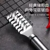 Raspador de escamas de pescado de acero inoxidable, artefacto manual para desincrustar y desincrustar peces, herramienta de cocina para matar peces, cepillo para peces, venta al por mayor
