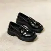 Nuevos zapatos de cuero para mujer de suela gruesa estilo británico 2026 otoño Mary Jane francés Zapatos de vestir JK japoneses Mocasines negros
