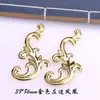 Acessórios para Joias DIY Peças de Flor Grampo de Cabelo Feito à Mão Materiais para Enfeite de Cabelo Peças de Metal Pétalas Galhos Peixe Dourado Grampo de Cabelo Estilo Antigo