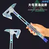 Delta Game Merchandise Hacha de Batalla Mar Negro Modelo de Arma Artesanía Totalmente Metálica Arma Coleccionable Adorno Regalo