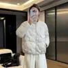 2026 Nueva Moda Chaqueta Acolchada de Algodón con Cuello Alto para Mujer, Cálida de Manga Larga Ajuste Holgado Estilo Coreano Versátil Ligera Corta Chaqueta de Algodón