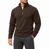 Chaqueta para Hombre de Comercio Electrónico Transfronterizo Personalizada Chaqueta de Forro Polar Otoño e Invierno Acolchada con Terciopelo Grueso Sudadera con Capucha Superior 300g