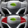 Adecuado para 14-18 Honda Fit Modificación de Interior de Coche Botón de Volante de Fibra de Carbono Pegatina Decorativa