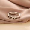 Anillo Abierto Personalizado de Moda Retro Luna Estrella Cara Sonriente Antigua para Mujer