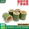 Fabricantes de origem atacado bambu redondo bambu arroz bambu copo chá de leite sorvete criativo rede vermelha bambu recipiente bambu copo