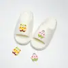 Acessórios de decoração de sapatos DIY para Crocs, fivelas decorativas fofas de pelúcia 3D de desenhos animados, leão e gato do zoológico para a superfície do sapato