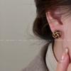 Otoño e invierno pendientes Maillard de esmalte goteado diseño nicho pin para la oreja femenino 2023 nuevos pendientes de estilo occidental de lujo ligero de alta gama