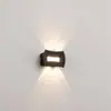 Luminária de parede externa à prova d'água para corredores, escadas, vilas, pátios, entradas, terraço ultrabrilhante, varanda, luz de parede para jardim