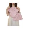 Traje para niña 2025 Verano Nuevo Estilo Bordado Cuello Polo Color Sólido Letra Top Dos Piezas Falda Moderna