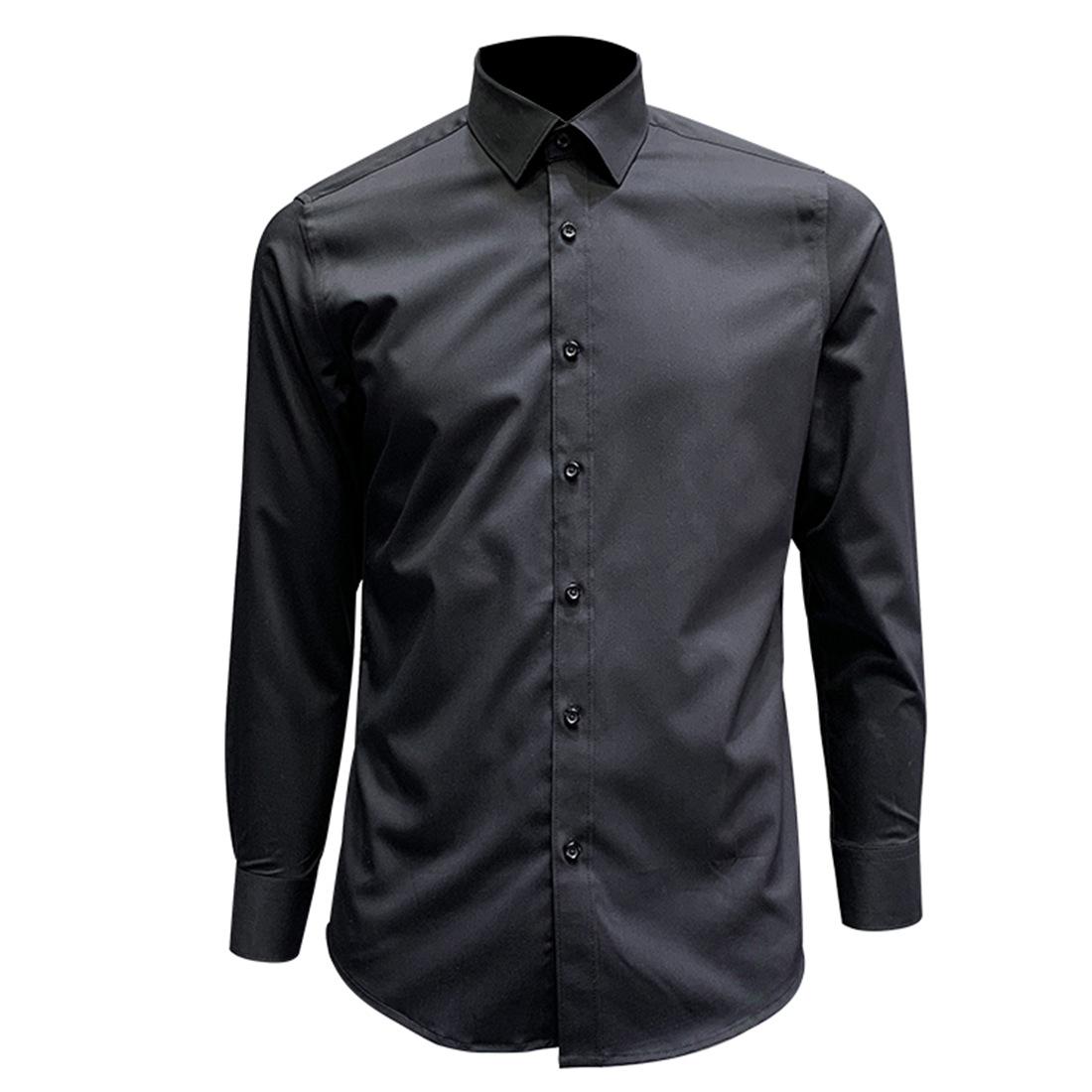 NS101纯色长袖衬衫 黑色 (2).jpg