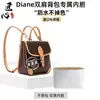 Artesanía Aplicable Mochila LV Diane Revestimiento de Papel DuPont Tamaño Pequeño/Mediano Bolso de Doble Hombro Baguette Revestimiento Impermeable Bolsa de Almacenamiento