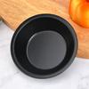 Forma Redonda Mini para Ovos de 5 polegadas Amazon Forma para Torta Tarte Assadeira Aço Carbono Preto Teflon Antiaderente Forma para Torta