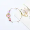 Venta Caliente Transfronteriza Pegamento Flores Secas Flores Reales Festival de la Flor de Cerezo de Wuhan Pulsera Exquisita Atracciones Cadena de Cuentas de Venta Caliente Modelo Mejor Amiga Estudiante