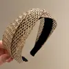 Diadema de Paja de Estilo Nuevo 2026 con Ala Ancha para Mujer, Diseño de Corona Alta Hace que la Cara Parezca Más Pequeña, Accesorio para el Cabello Retro Francés de Verano, Pinza para el Cabello, Banda para el Cabello