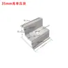 Acessórios para Sistema de Montagem Fotovoltaica Solar Porca Borboleta de Plástico Grampo Central de Liga de Alumínio para Painel Solar Grampo Lateral Clipe de Fixação Conjunto Completo