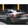 Adecuado para Tesla MODEL3 con labio trasero ligero Modelo3 a pala frontal Turbo faldón lateral cola cuchilla de viento delantera