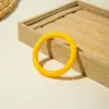 Pulseras Creativas de Moda Transfronterizas Europeas y Americanas Pulseras Elásticas de Bambú Coloridas Dopamina para Mujeres