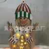 Suministro de Varios Artesanías de Decoración para el Hogar de Madera Regalo Forma de Árbol de Navidad Luz LED Calendario Adorno de Escritorio