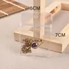 Saco Perfurado com Zíper de PVC Embalagem de Pingente de Pulseira Selado Transparente Selo de Plástico Perfurado Saco de Armazenamento de Joias