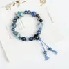 Pulsera de Estrella de Mar de Cerámica Jingdezhen Nuevo Estilo Chino Joyería Pulsera de Gato Estudiante Accesorios de Puesto Tienda Boutique