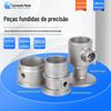 Sol de sílica fundição de precisão em aço inoxidável conector mecânico de aço inoxidável conector de válvula processamento de fundição