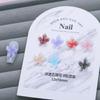 Nova Flor de Lírio Esculpida Macia Flor de Cristal de Gelo Flor de Gel Macio Flor de Estrela do Mar Flor de Geleia Flor de Cinco Pétalas Decorações para Unhas Flores Acessórios para Unhas