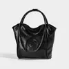 Bolso de Hombro de Cuero con Cera de Aceite de Diseño de Nicho 2025 Bolso Cruzado de Moda de Gama Alta Bolso Tote de Cesta Casual para Mujer