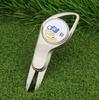 Nuevos suministros de golf, horquilla Guoling, herramienta para divot de golf, horquilla de bola de metal multifuncional/marcador de bola/marcador