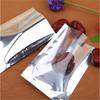 Bolsas yin-yang de boca plana con recubrimiento de aluminio, bolsas de boca plana de papel de aluminio, bolsas de embalaje translúcidas, bolsas de plástico compuesto aluminizado, bolsas para frutas secas de colores claro y oscuro