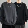 Sudadera de Cuello Redondo para Hombre, Marca de Tendencia Otoñal, Versátil Estampada Holgada de Manga Larga, Atuendo Unisex para Pareja, Top de Estudiante