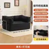 Sofá Cama Plegable de Doble Uso Estilo Vintage para Sala de Estar, Sofá Cama de Tela para Uso en Casa, Sofá Compacto Modular para Apartamentos Pequeños