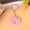 Chaveiro de Borracha Macia em PVC Cartoon Cruzado Criativo Fofo Silicone Pingente de Chaveiro de Carro Pequeno Presente