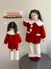 Abrigo de Lana Forrado de Polar para Niñas Otoño Invierno 2026 Nuevo Abrigo de Lana de Longitud Media para Niños Ropa Gruesa de Algodón para Bebé Niña
