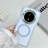Funda magnética transparente para Huawei Mate70 con anillo de lente de metal simple y sensor avanzado 70Pro