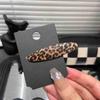 Grampo lateral azul xadrez franja grampo de cabelo acessórios de cabelo elegante estampa de leopardo estilo coreano grampo de cabelo bico de pato grampo de cabelo quebrado feminino