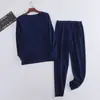 Nuevo Parche Función Terciopelo Ropa Interior Térmica Traje Hombres Ropa Cálida Base Traje Sin Marcas Ropa y Pantalones de Otoño para Hombres