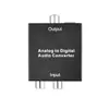 LG87 conversor de áudio analógico para digital com entrada de 3,5 mm para coaxial e fibra óptica Anlog para Digtal