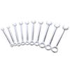 Juego de 10 piezas de llave mini de boca abierta métrica-pulgada de doble propósito, herramienta de juego de llaves de boca abierta de doble propósito Torx 4-11 mm