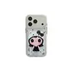 Use Capa de Celular KT Cat Tamatoma para Apple 18promax iPhone17 Borda Redonda Dourada 15 com Cordão Desenho Animado