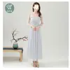 Vestidos de dama de honor con un encanto etéreo para un grupo de hermanas, ajustados, sencillos y elegantes, adecuados para actuaciones de coro y graduación, directo de fábrica