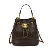 Bolso Cubo de Felpa y Gamuza Transfronterizo Bolso Cruzado de Cadena Versátil Nuevo 2026 para Mujer de Gran Capacidad Retro de un Solo Hombro Tendencia