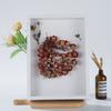 Marco de Fotos Casual de Madera con Flores Secas 3cm Estéreo Hueco Adornos de Marco de Flores Secas Regalo Hecho a Mano para el Día de San Valentín Venta al por Mayor de Marcos