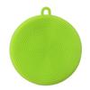Cepillo para Lavar Platos de Cocina con Partículas, Cepillo para Ollas Doméstico, Herramienta Colorida para Lavar Platos, Resistente al Desgaste, Antideslizante, con Orificio para Colgar