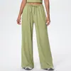 Pantalones Anchos de Pierna con Cordón Transpirables Europeos y Americanos Transfronterizos Ropa Deportiva de Yoga con Tirantes de Moda y Mangas Largas