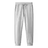 Calça de Moletom Casual de Algodão Puro Personalizada para Homens e Mulheres, Calça Esportiva de Terry 100% Algodão com Cintura Elástica, Calça Jogger Solta para Homens