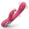 Qiaran International Ji Mei Conejo Vibrador Doble Carga Interna y Externa Masaje Dispositivo Erótico para Adultos Masturbación Femenina
