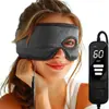 Máscara de olho com aquecimento elétrico USB transfronteiriça, aquecimento de grafeno, temporizador de três velocidades, ajuste de temperatura, monocular, respirável, quente, máscara de olho para compressa quente