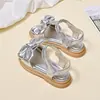 Nuevas Sandalias de Moda para Niños Niñas Zapatos Planos Casuales Transpirables Zapatos de Exterior Zapatos de Playa Sandalias de Princesa con Lazo