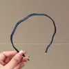 Elegante tiara de miçangas redondas com coroa alta para mulheres, tiara de moda de alta qualidade para uso diário, com dentes para fixação antiderrapante